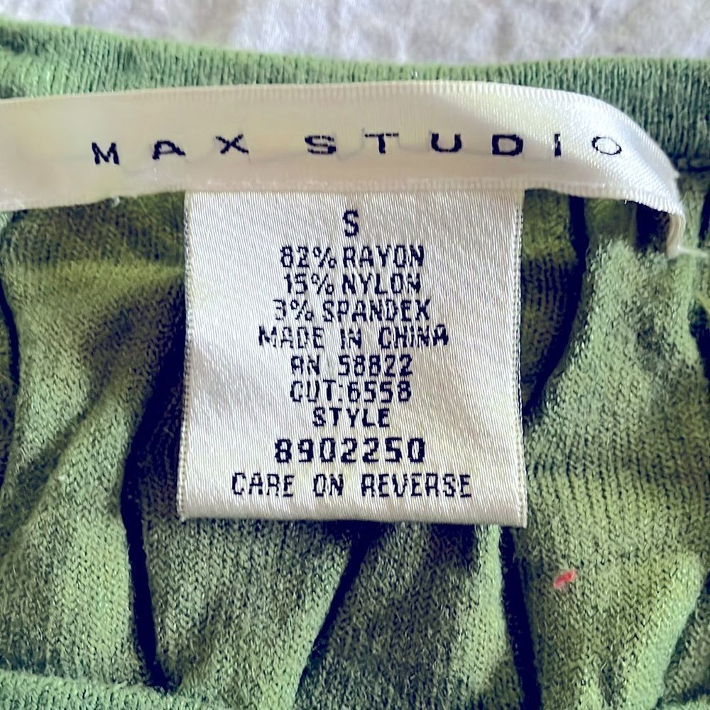 Max Studio Green Dress Size S - Picture 3 of 10
